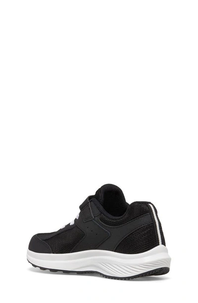 Saucony Kids' Cohesion Kidz A/c Sneaker In Black/ White