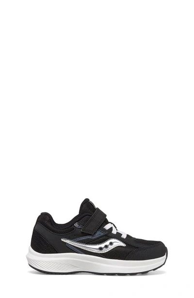 Saucony Kids' Cohesion Kidz A/c Sneaker In Black/ White