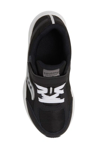 Saucony Kids' Cohesion Kidz A/c Sneaker In Black/ White