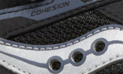 Saucony Kids' Cohesion Kidz A/c Sneaker In Black/ White