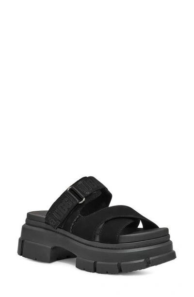 Shop Ugg Ashton Lug Sandal In Black