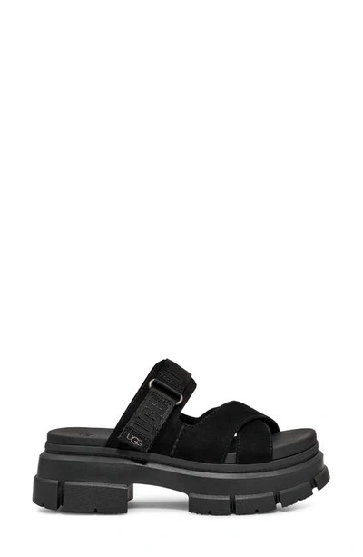 Shop Ugg Ashton Lug Sandal In Black
