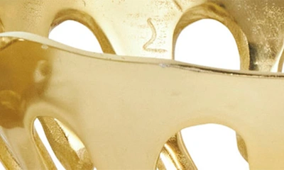 Vivian Lune Home Set Of Two Gold Aluminium Decorative Bowls In Gold