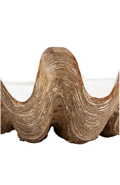 Ginger Birch Studio White Decorative Bowl In White