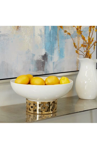 Shop Cosmo By Cosmopolitan White Ceramic Decorative Bowl
