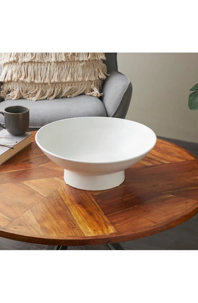 Ginger Birch Studio Decorative Bowl In White