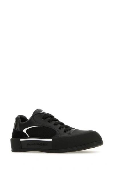 Shop Alexander Mcqueen Man Sneakers In Black