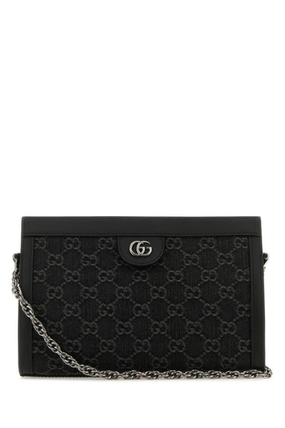 Shop Gucci Woman Gg Supreme Fabric And Leather Ophidia Crossbody Bag In Multicolor