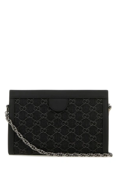 Shop Gucci Woman Gg Supreme Fabric And Leather Ophidia Crossbody Bag In Multicolor