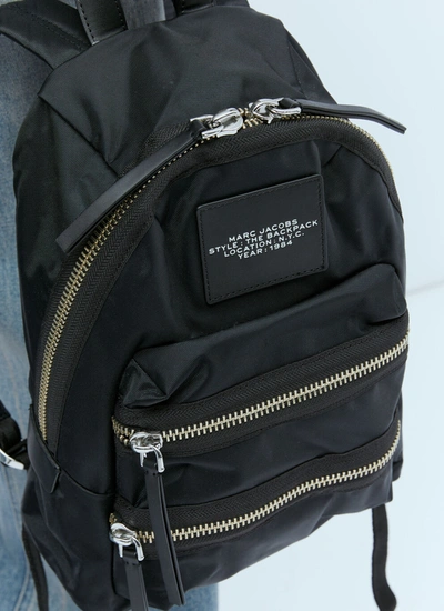 Shop Marc Jacobs Women Biker Nylon Medium Backpack In Black