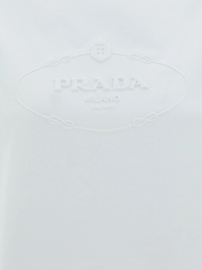 Shop Prada Women T-shirt In White