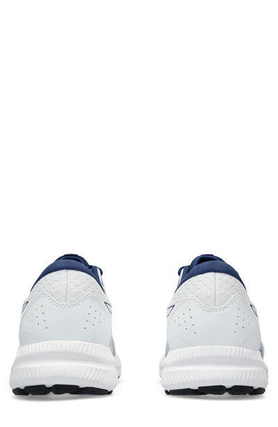 Shop Asics Gel-contend 8 Standard Sneaker In White/ Blue Expanse