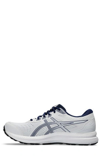 Shop Asics Gel-contend 8 Standard Sneaker In White/ Blue Expanse