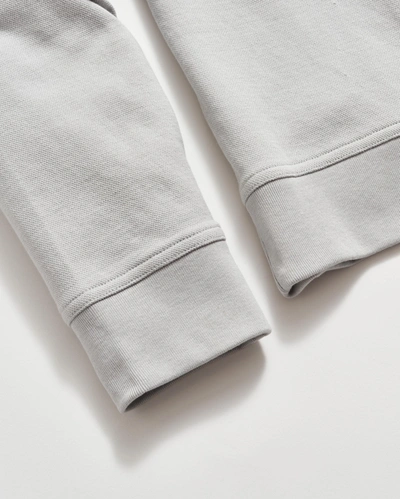 Billy Reid Cullman Half Zip In Silver