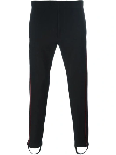 Alexander Mcqueen Straight Leg Trousers - Black