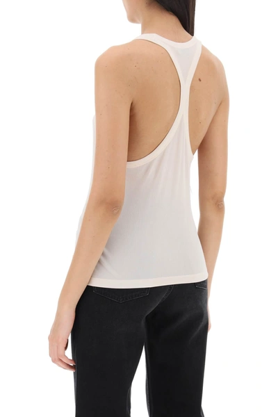 Tom Ford Lightweight Racerback Scoop Neck Sleeveless Top In Black