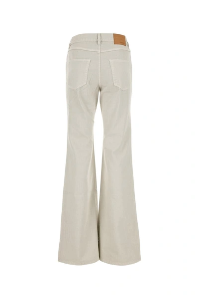 Magda Butrym Denim Flared Jeans In Cappuccino