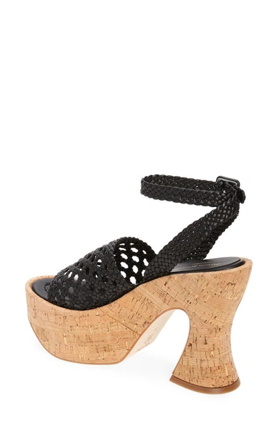 Paloma Barceló Yara Ankle Strap Platform Sandal In Black