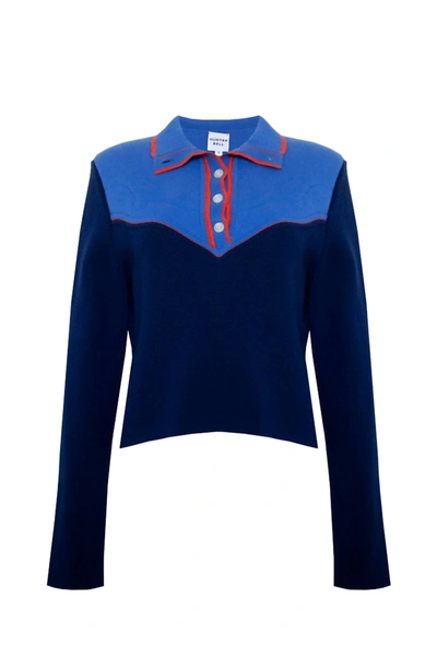 Shop Hunter Women's Davidson Sweater In Navy In Blue