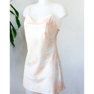 Shop Clo Encanto Bias Slip Dress In Uds Print In Multi