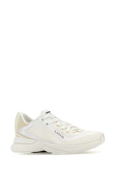 Shop Lanvin Sneakers In White