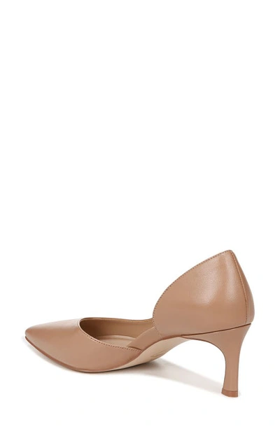 Shop 27 Edit Naturalizer Faith Half D'orsay Pointed Toe Pump In Taupe Leather