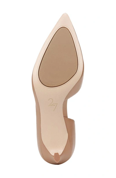 Shop 27 Edit Naturalizer Faith Half D'orsay Pointed Toe Pump In Taupe Leather