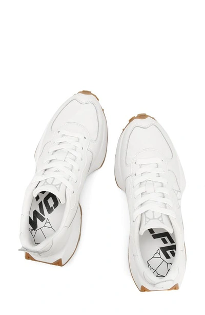 Shop Naked Wolfe Pacific Genesis Leather Sneaker In White-leather