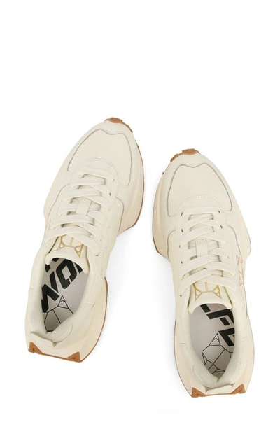 Shop Naked Wolfe Pacific Genesis Leather Sneaker In Off White-leather