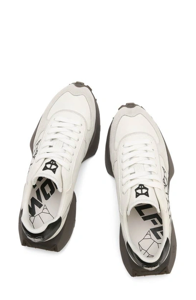 Shop Naked Wolfe Prime Leather Sneaker In White-leather