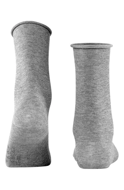 Falke Active Breeze Crew Socks In Light Grey Mel
