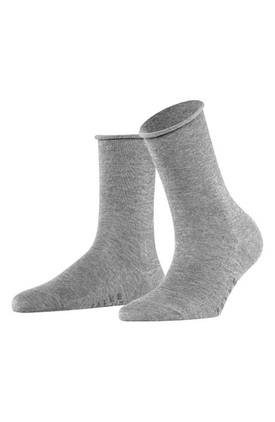 Falke Active Breeze Crew Socks In Light Grey Mel