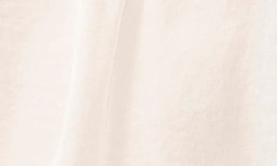 Vince Camuto Ruffle Sleeve Satin Top In New Ivory