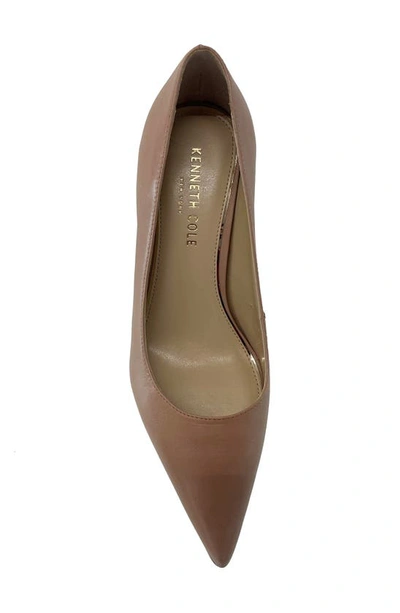 Shop Kenneth Cole New York Beatrix Pointed Toe Pump In Classic Tan Leather