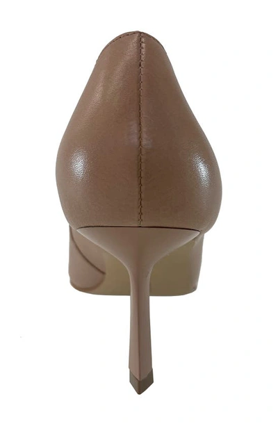 Shop Kenneth Cole New York Beatrix Pointed Toe Pump In Classic Tan Leather