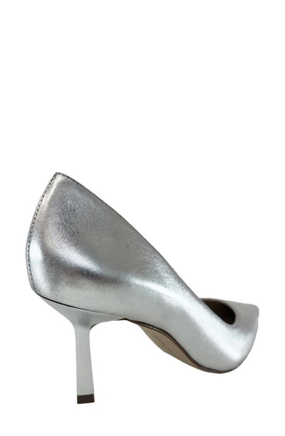 Shop Kenneth Cole New York Beatrix Pointed Toe Pump In Silver