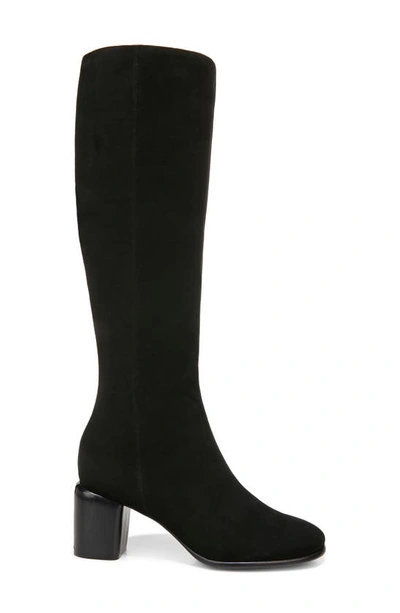 Shop Vince Maggie Knee High Boot In Black Wc