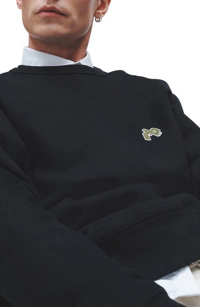 Shop Rag & Bone Monster Crewneck Sweatshirt In Black