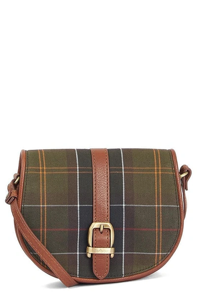 Shop Barbour Katrine Tartan Saddle Bag In Classic Tartan