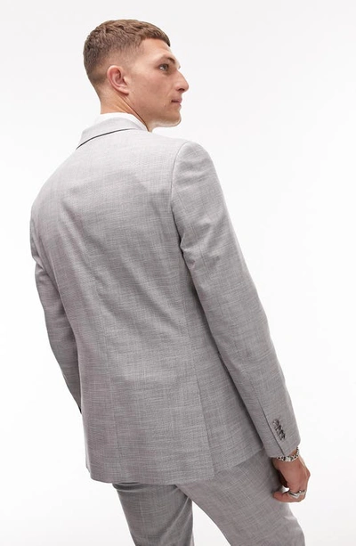 Shop Topman Skinny Suit Jacket In Light Grey
