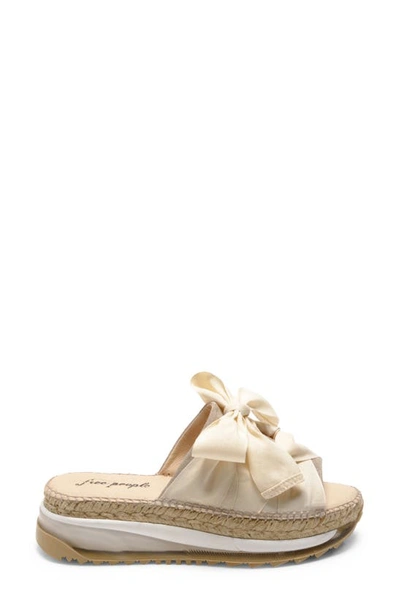 Free People Chapmin Sport Platform Sandal In Ivory