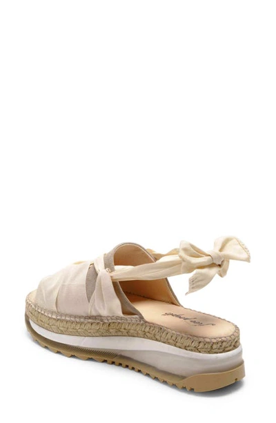 Free People Chapmin Sport Platform Sandal In Ivory