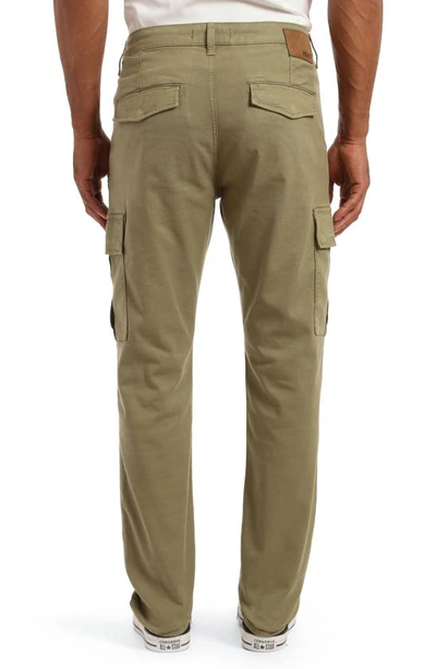 Mavi Jeans Sam Twill Cargo Pants In Deep Green Luxe Twill