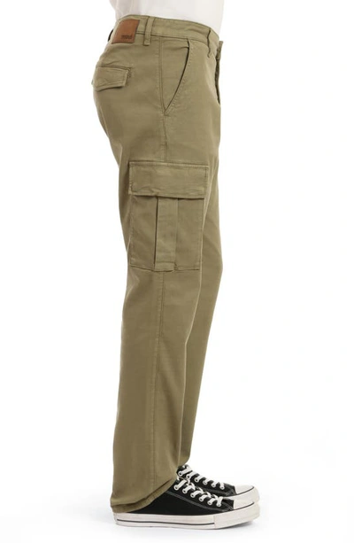 Mavi Jeans Sam Twill Cargo Pants In Deep Green Luxe Twill