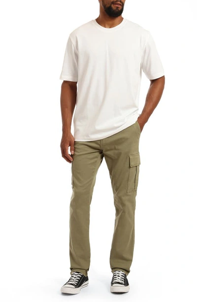 Shop Mavi Jeans Sam Twill Cargo Pants In Deep Green Luxe Twill