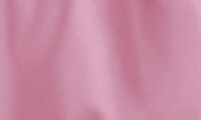 Shop Dessy Collection Corset Ruffle Hem Strapless Satin Midi Dress In Powder Pink