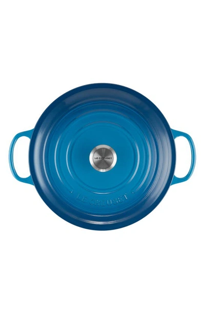 Le Creuset Signature 6 3/4-quart Round Wide French/dutch Oven In Marseille