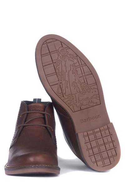 Shop Barbour Readhead Chukka Boot In Teak