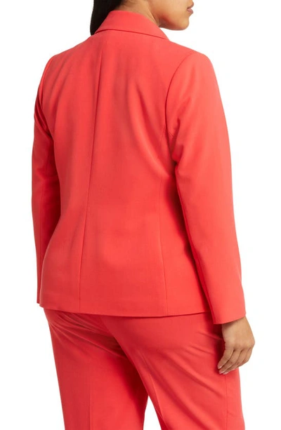 Tahari Stripe Lining Blazer In Grenadine
