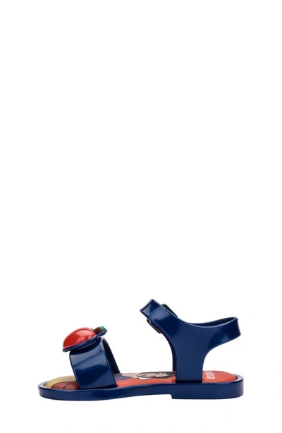 Mini Melissa X Disney Water Resistant Jelly Sandal In Mtl Blue